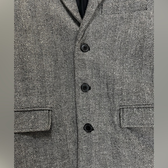 Old Navy Men’s Grey Top Coat - Picture 9 of 16